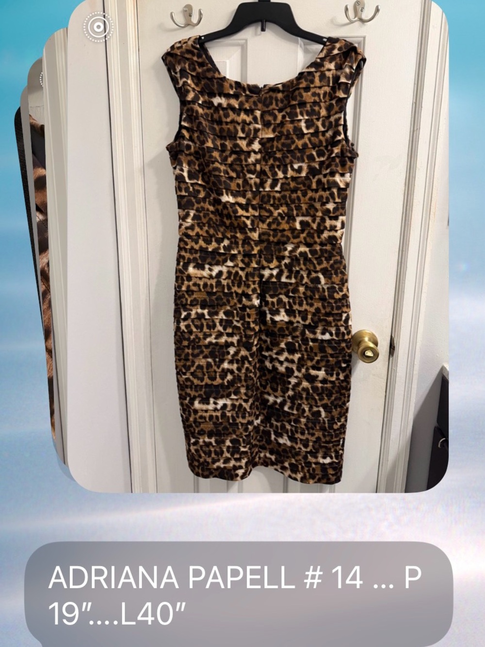 Adrianna Papell Black Dress Label Detail - Picture 6 of 7